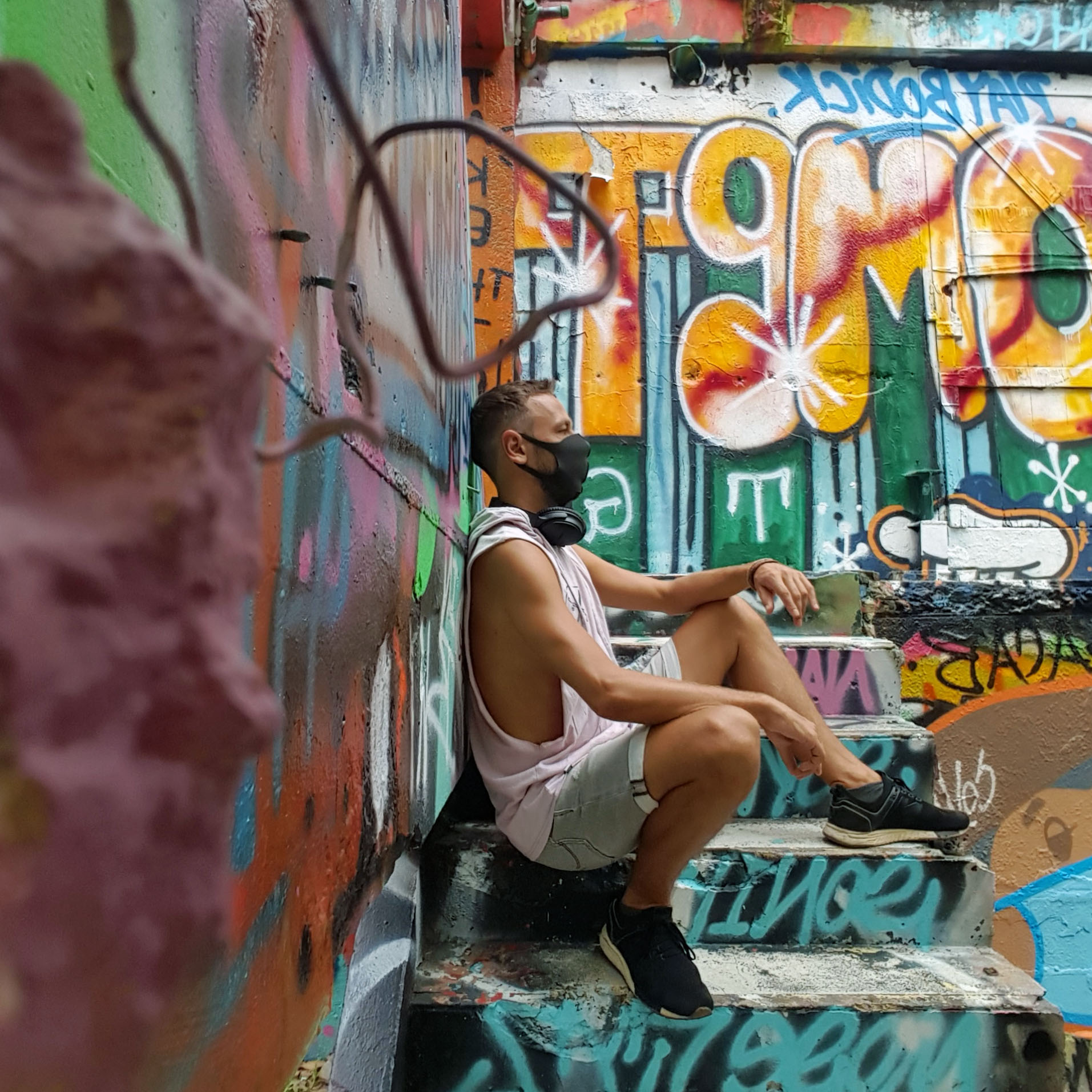 Graffity art at Ratchathewi, Bangkok