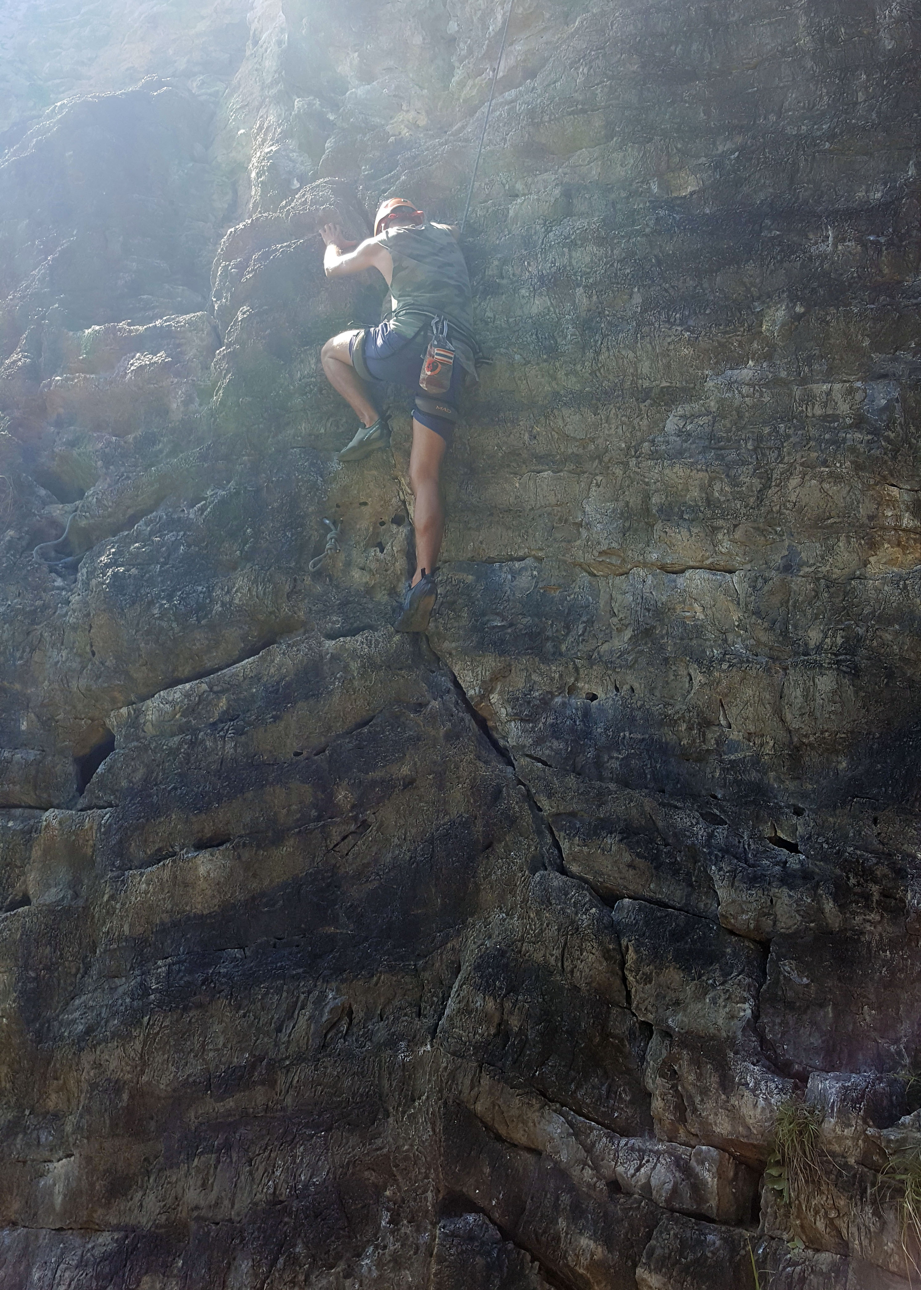 Rock climbing at Railay Beach
