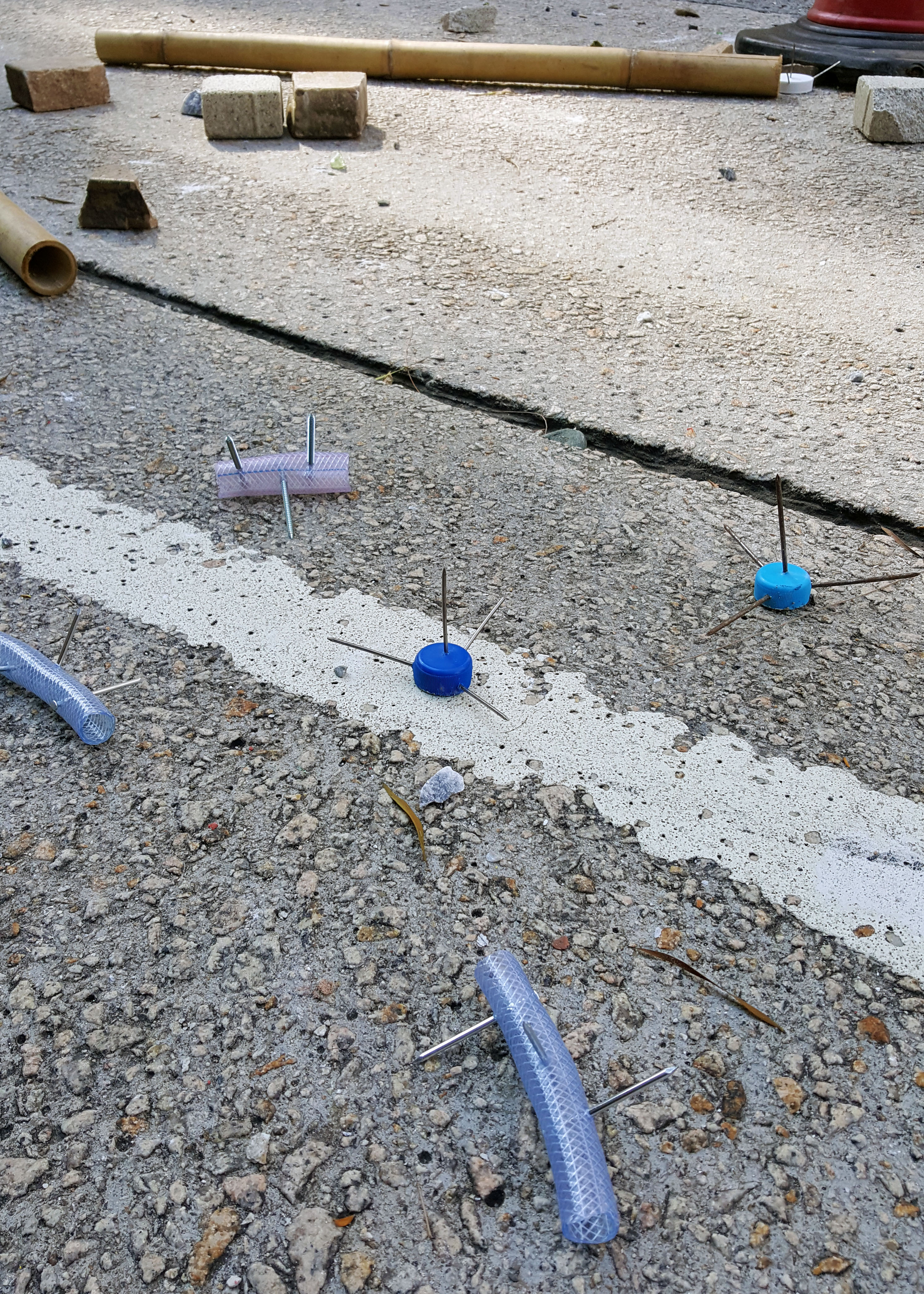 Gimlets on a street in Hongkong