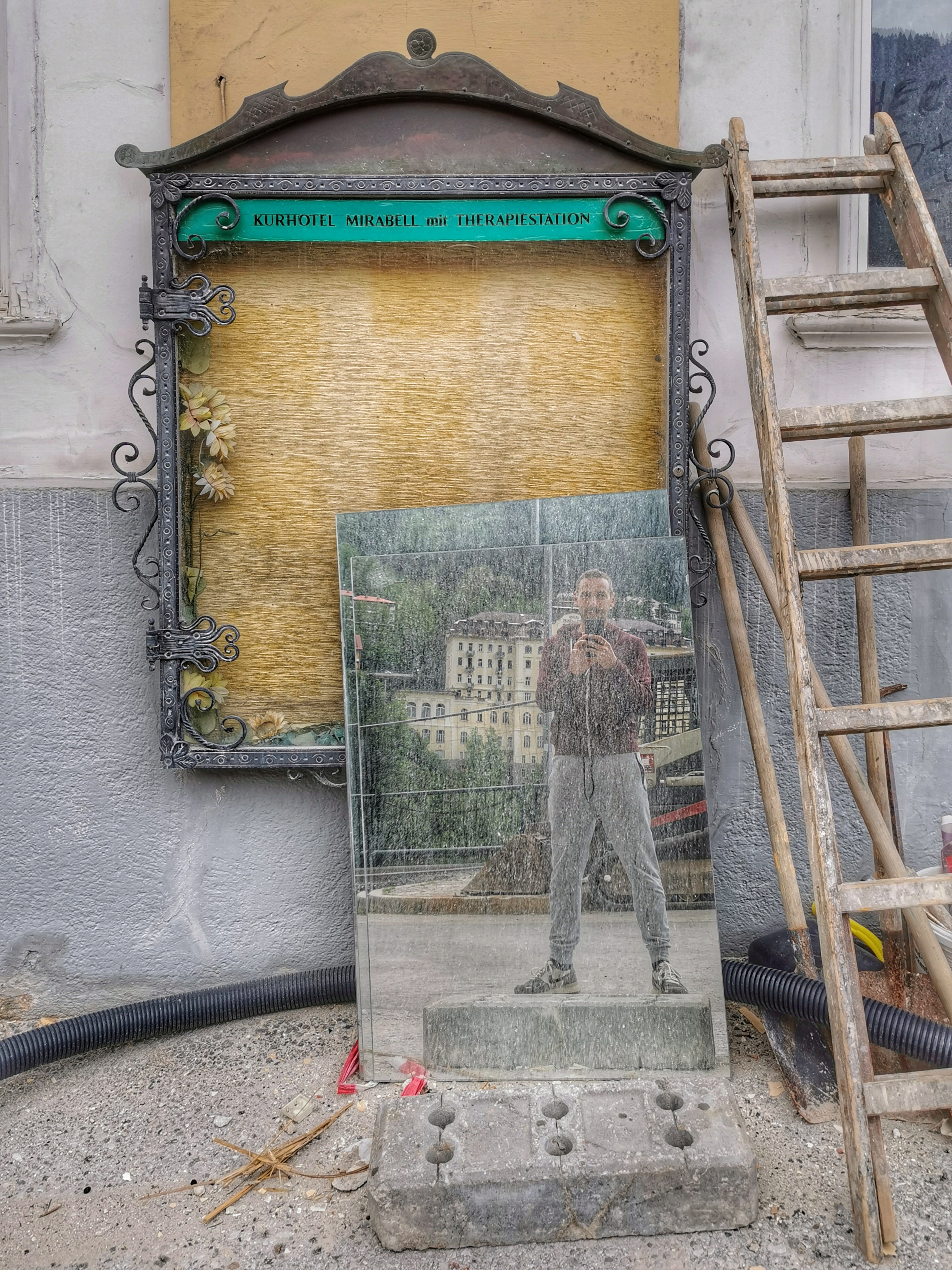 Construction site at the former Hotel Mirabell