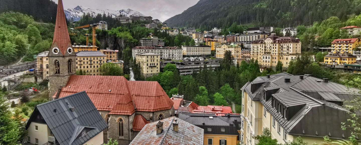 Panoramic view of Bad Gastein