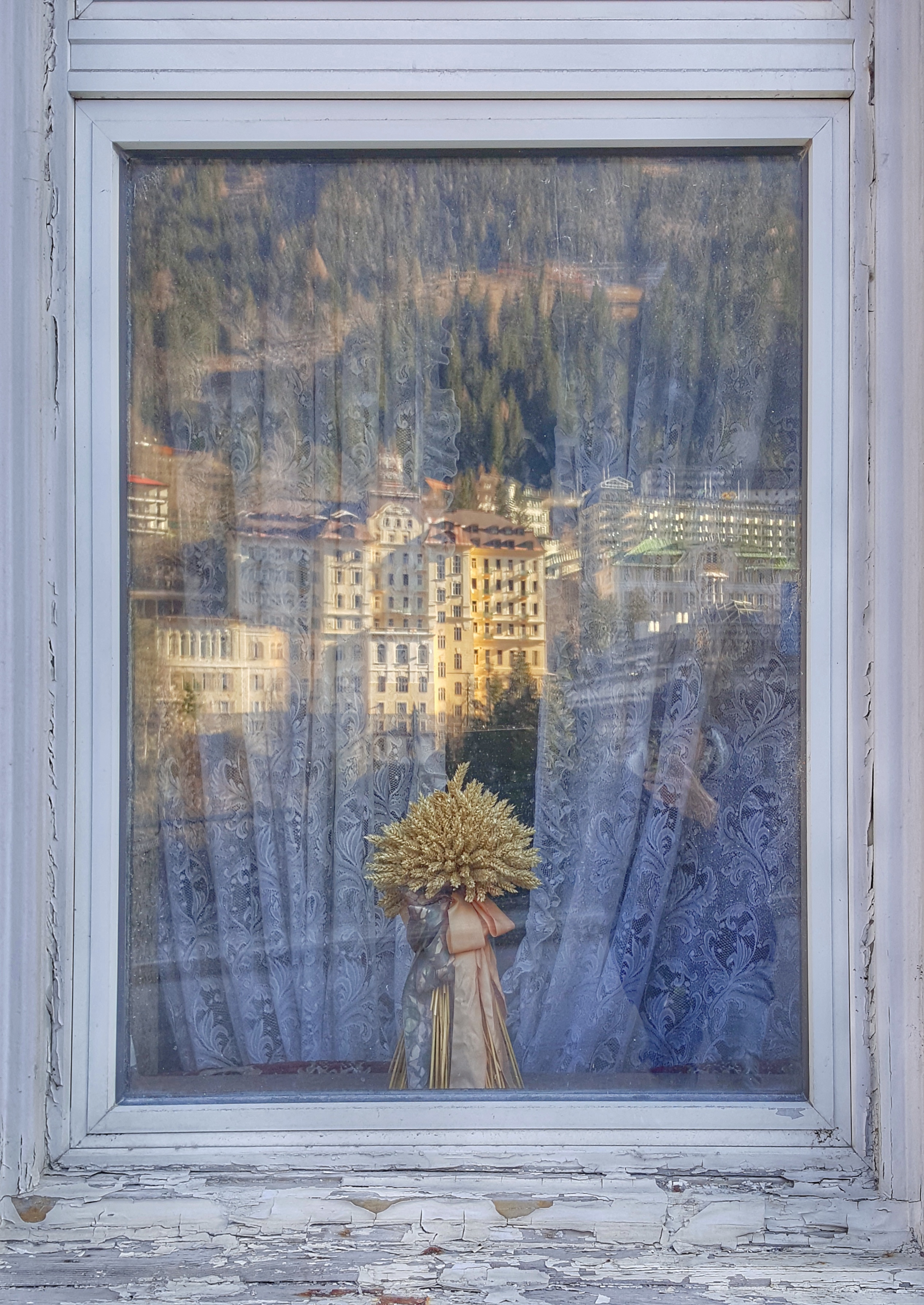 Reflection in a window in Bad Gastein