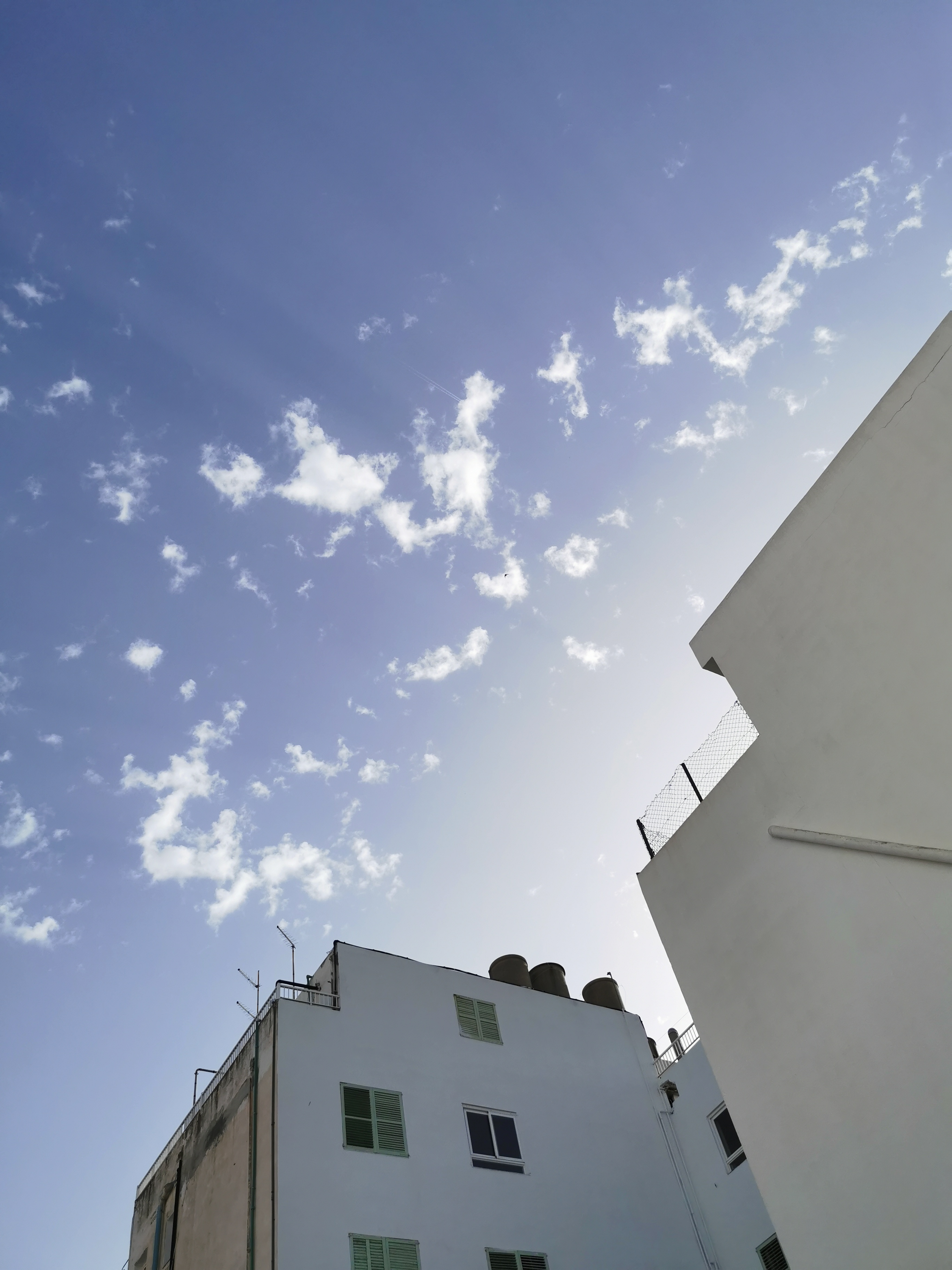 The blue sky of Ibiza