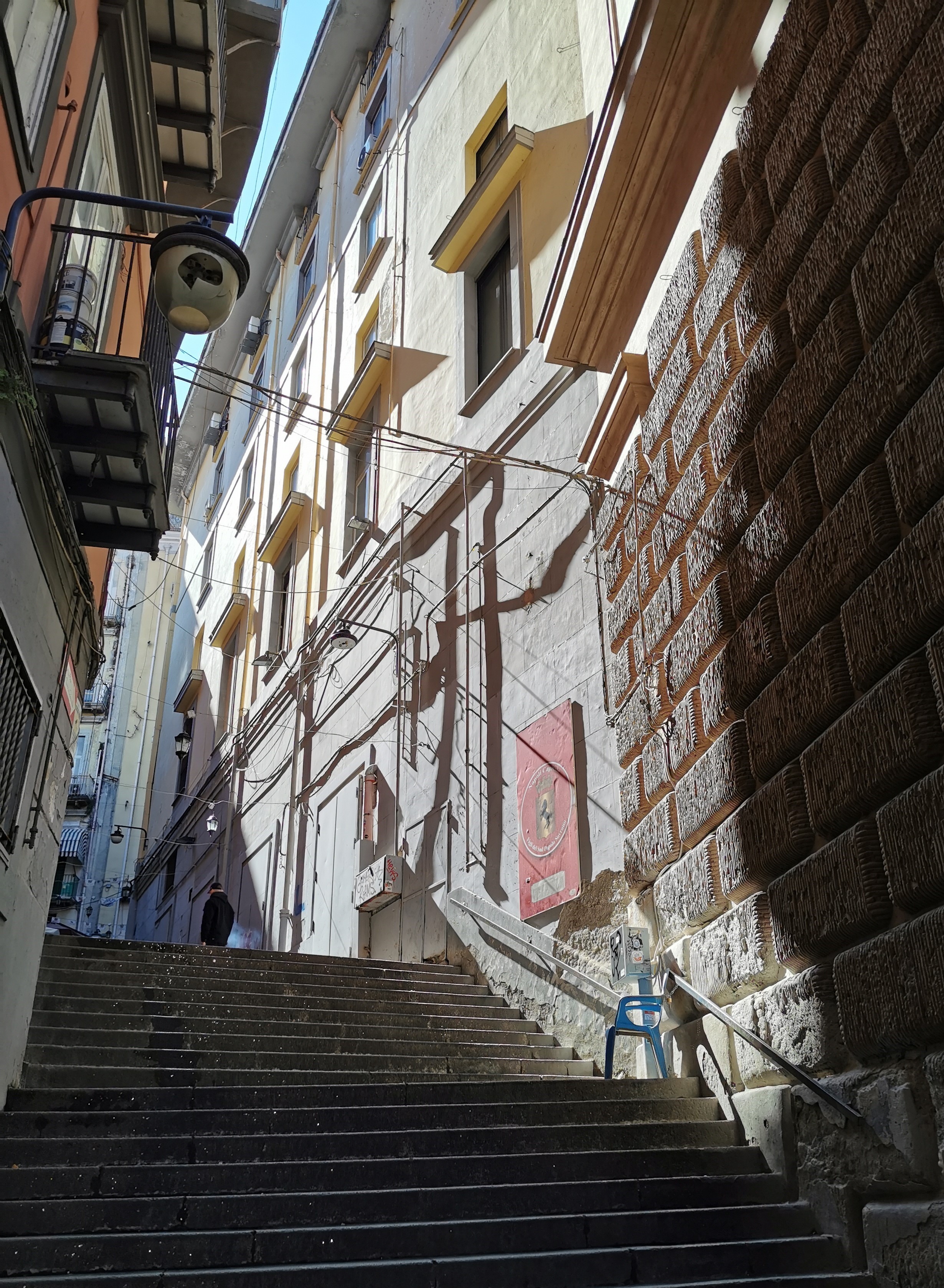 An alley in Naples' old town