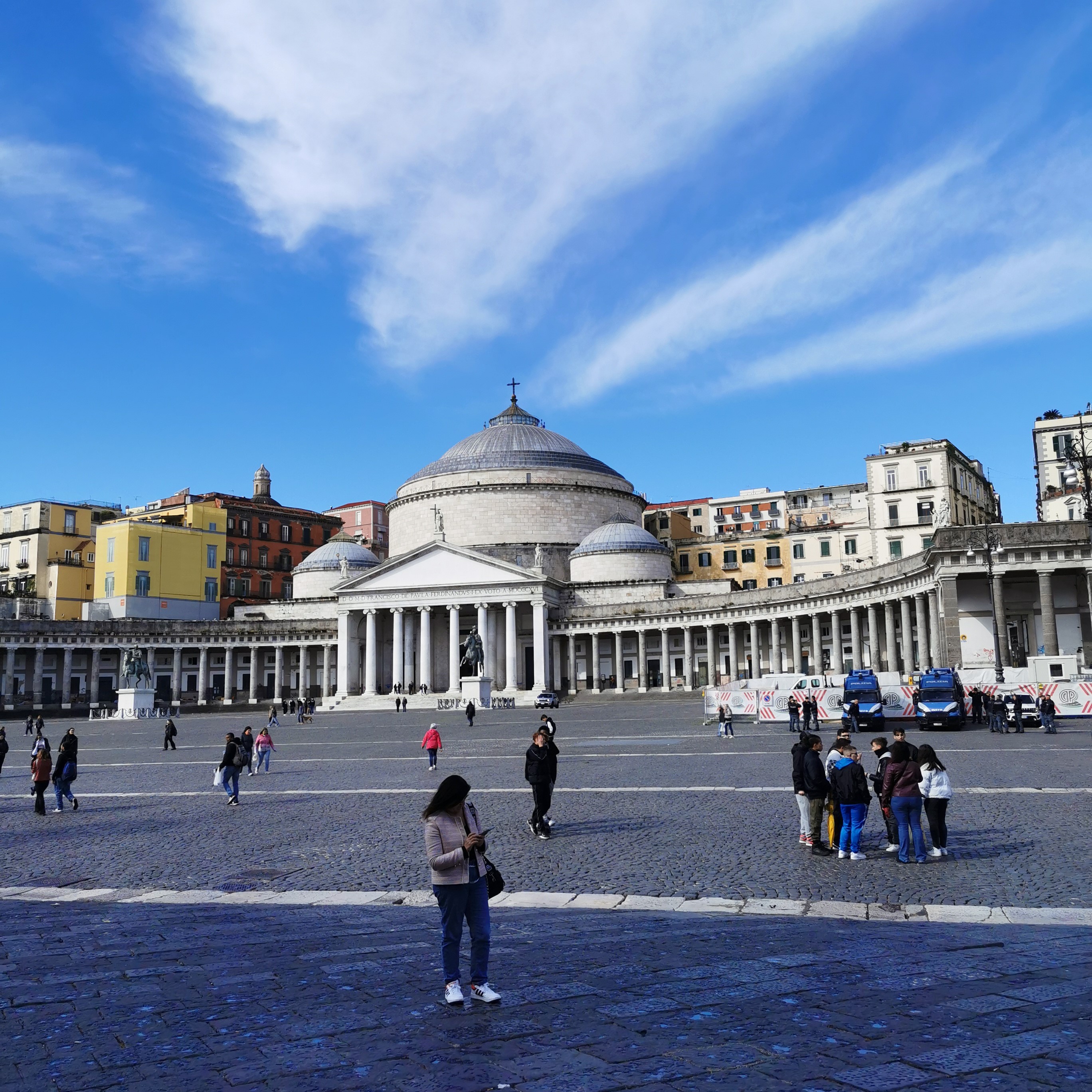 Piazza Plebiscito in Naples
