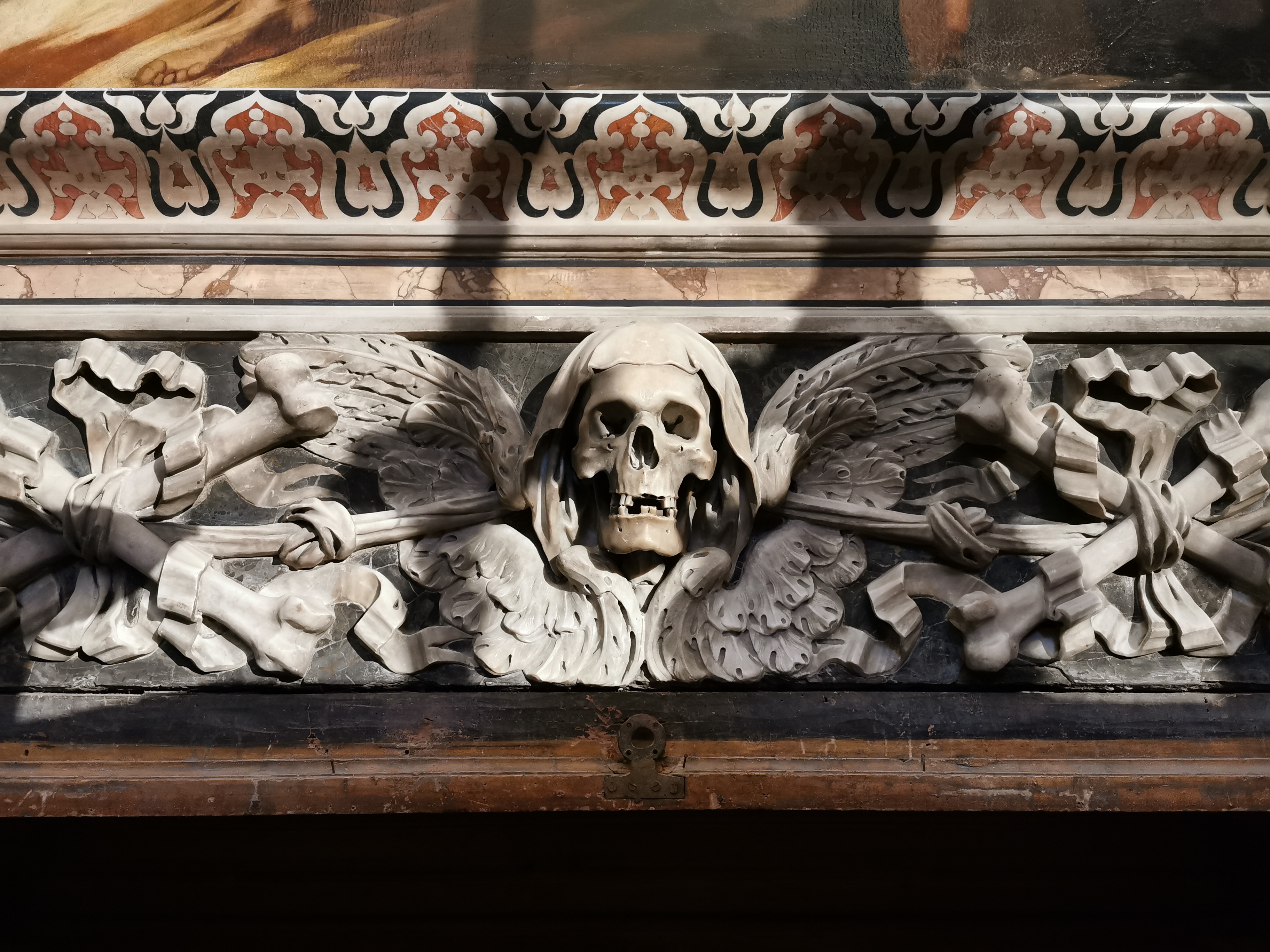 Skulls in a church in Naples