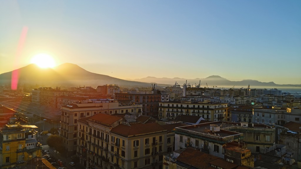 Sunrise over Vesuvio