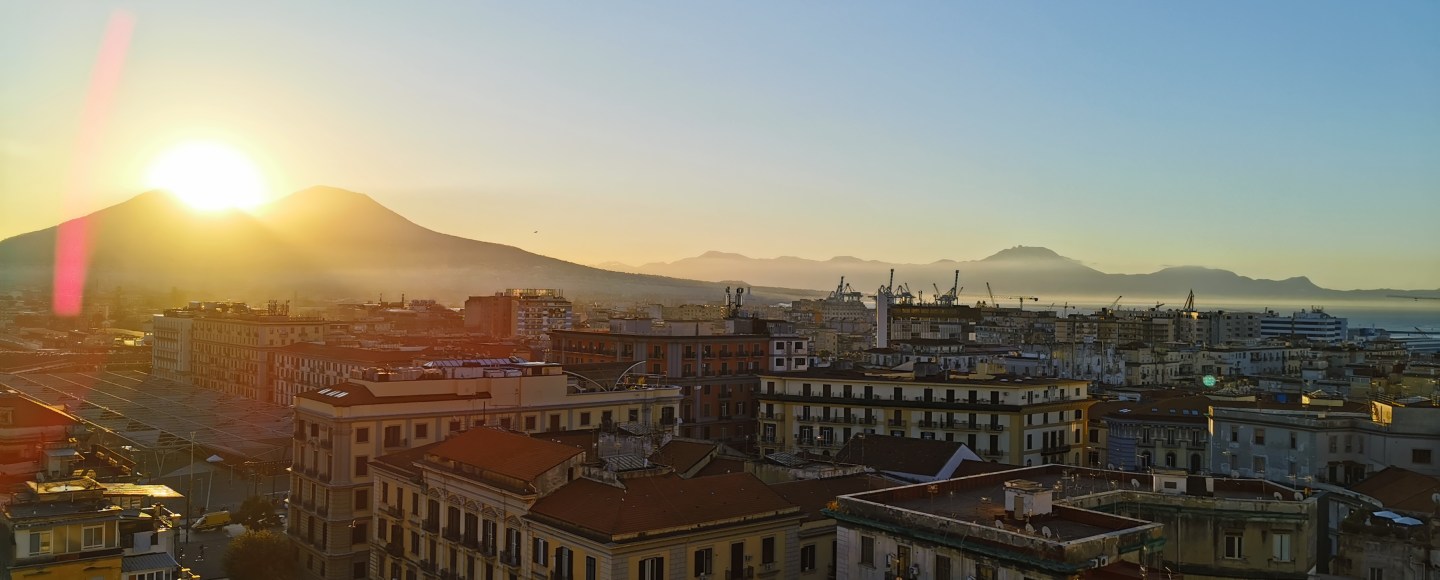 Sunrise over Vesuvio